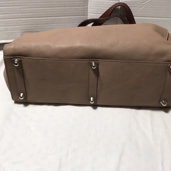 Pittards Soho Carryall leather totewith adjustable straps. Made in England. EUC - Picture 3 of 9